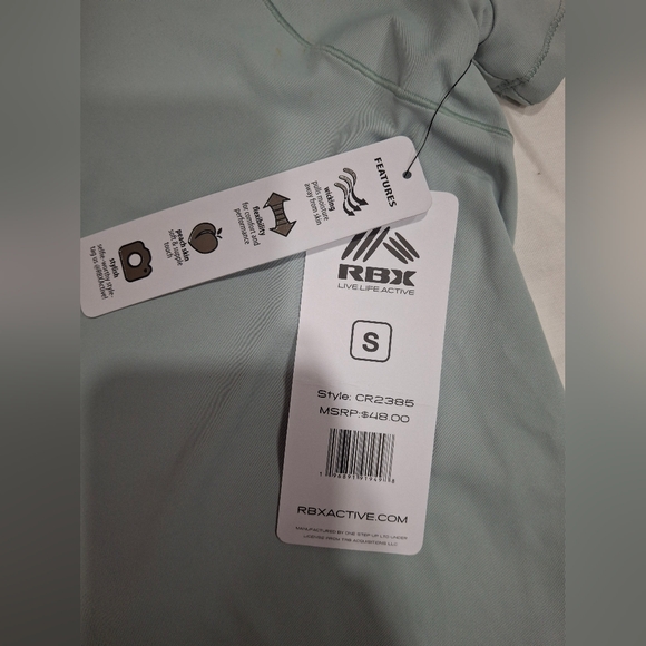 RBX Sky Blue Activewear Top - Picture 4 of 9